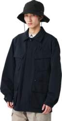 Nylon Washer Jacket Outer Jacket BLACK