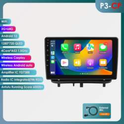 Ossuret 2 Din Android 13 Car