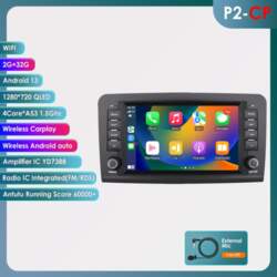 Ossuret 2Din Android 13 Auto Radio