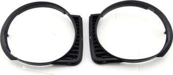 Pair Front Headlight lamp surround Grille