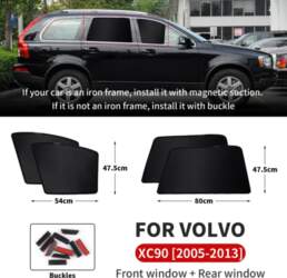 Priekš Volvo Xc90 2005- Automašīnas loga