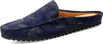 Rose Pattern Slides Closed Toe Loafers