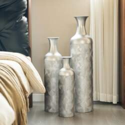 Set of 3 Floor Vases with
