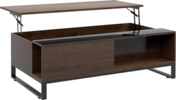 Side Table with Lift Function, Hidden