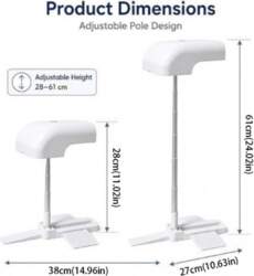 Silent Bed Air Circulator 5 Adjustable