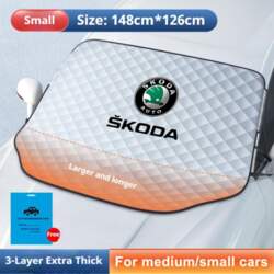 Skoda Car Front Windshield Folding Sunscreen