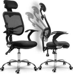 Sofotel Ryga Micro-Mesh Office Chair, Black
