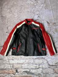 STREETRICH Patchwork Motorcycle Jacket ,Leather Jacket