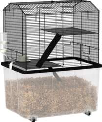 Three-Tier Gerbil Cage, Hamster Cage for