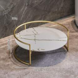 UV Plate Wrought Iron Frame Storage