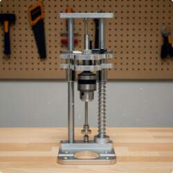 Vertical Drill Stand Precision Stabilizing Bracket