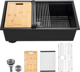 VEVOR 76 cm Kitchen Sink Workstation