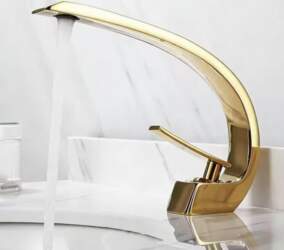 Yi Pan Gold All-Copper Single-Handle Basin