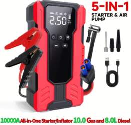 10000A Multi-Function Emergency Jump Starter with