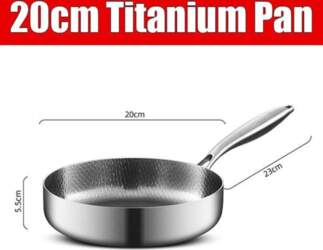 20/24/28cm Titanium Hammered Pan Pro Multi-Function