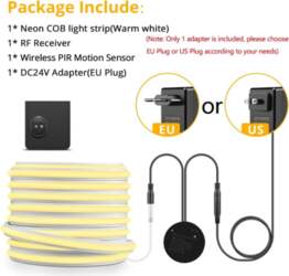24V Wireless PlR Motion Sensor COB