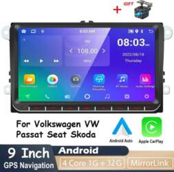 2 Din Android Carplay GPS automašīnas