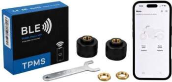 2 universālu Bluetooth TPMS sensoru komplekts