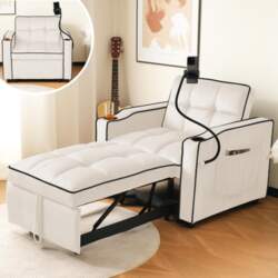 3-in-1 Pull-Out Single Sofa Bed –