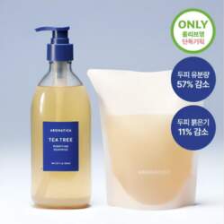 [Aromatica] Tea Tree Purifying Shampoo 400ml+Refill