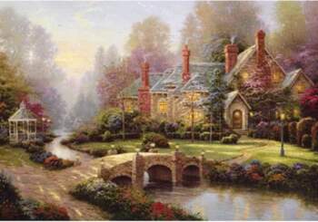 [Puzzle Life] Thomas Kinkade Beyond Spring`s