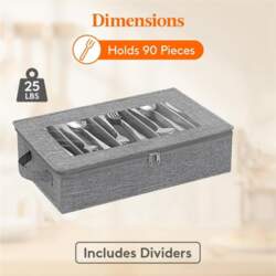 A03F-Silverware Storage Box 5 Compartment Cutlery