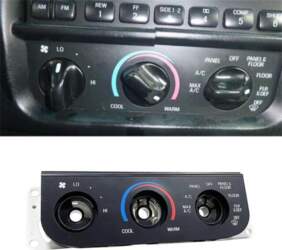 AC Heater Control for Ford black