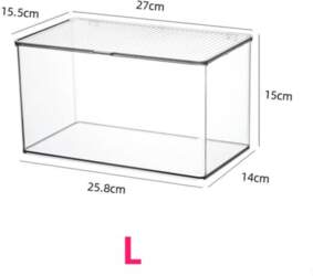 Acrylic Dustproof Box with Cover CD