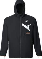 Asics Patterned Print Zip-Up Hooded Jacket