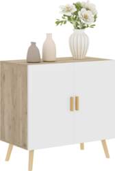 Buffet Storage Cabinet with Bamboo Handles