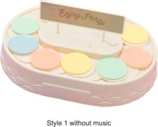 Carousel Automatic Rotating Cake Machine Lights
