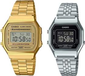 Casio retro small square LCD display