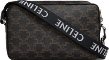 Celine Triomphe Monogram Zip Camera Bag