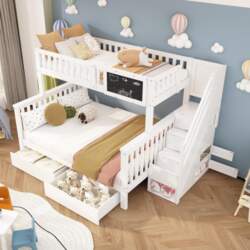 Children`s Bunk Bed, Double Bed, Multifunctional