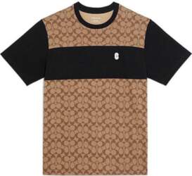 COACH SS22 Men Logo Full Print