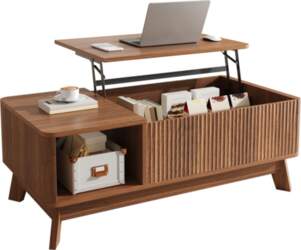 Coffee Table with Lift Function, Wave