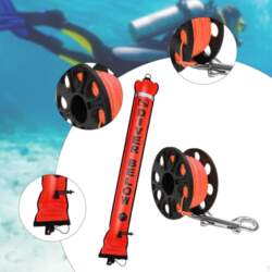 Compact Scuba Diving Surface Marker Buoy
