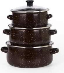 Enamel Soup Pot Set for Cooking