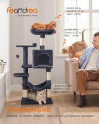 Feandrea 112cm Cat Tree, Cat Scratching