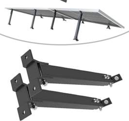 For Flat Roof Aluminium Solar Bracket