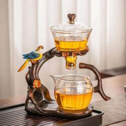 Glass Automatic Tea Set Lazy Tea