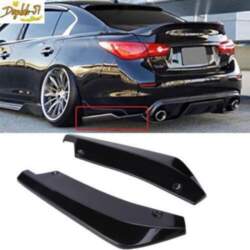 Gloss Black Rear Bumper Lip Splitter