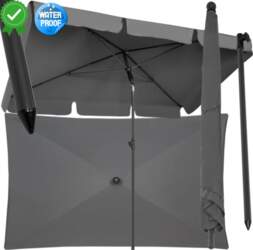 Graphite balcony umbrella 200X130CM rectangular broken