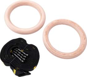 Gymnastics Rings Adjustable Double Layered Numbered