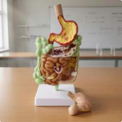 Human Digestive System Model Layered Teaching