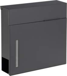 Jerez anthracite mailbox