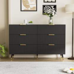 Kommode mit 6 Schubladen, Modernem Sideboard