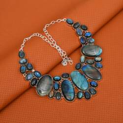Labradorite Gemstone Handmade 925 Sterling Silver