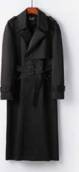 Large Size Trench Coat Men`S Long