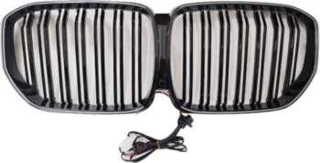 LED Double Line Black Front Bumper